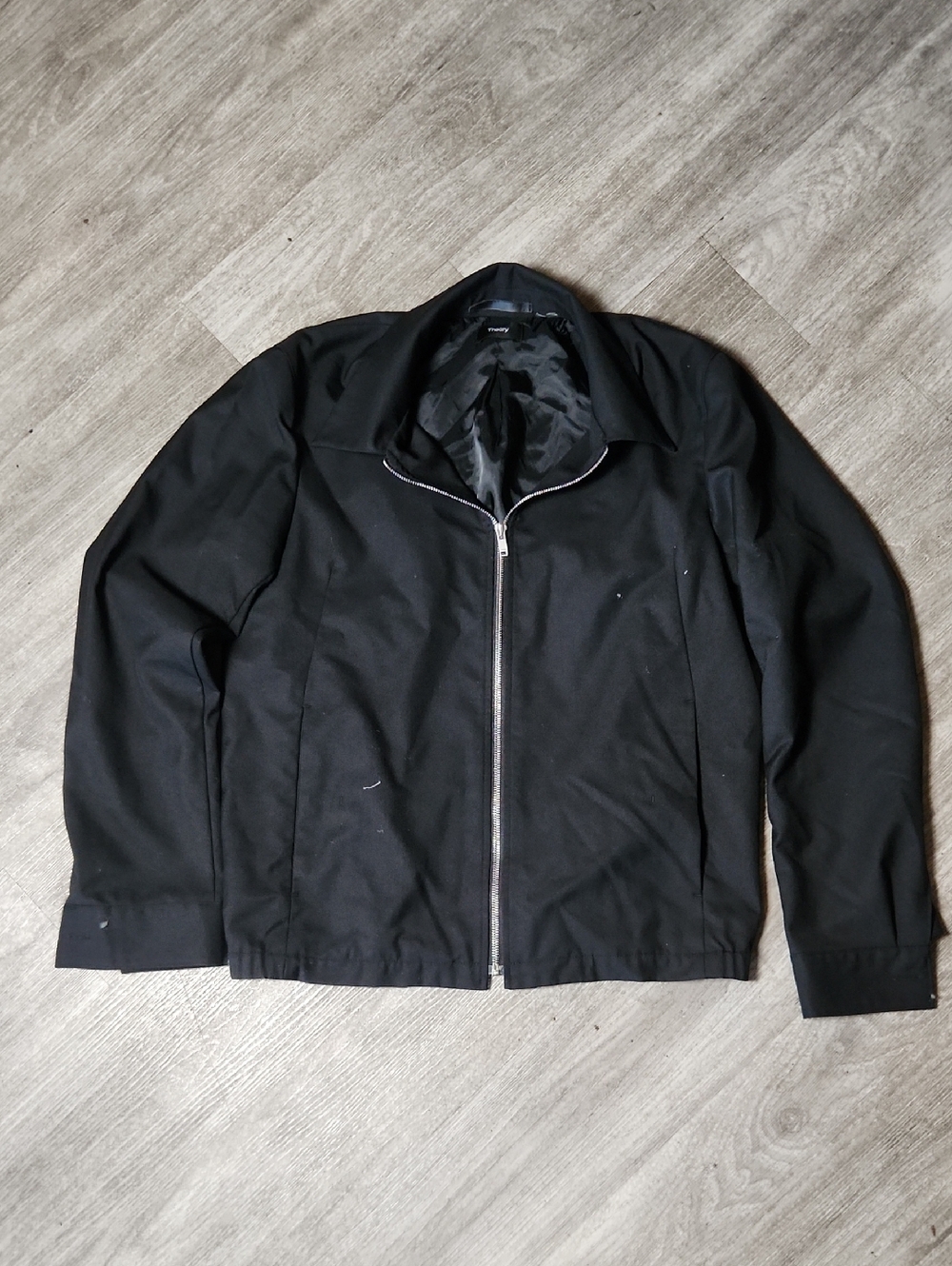 Theory Black Full-Zip Bomber Jacket